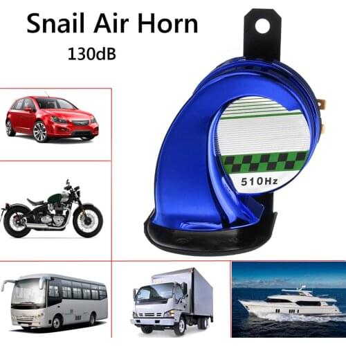 Universal Horn Speeker 12V 130DB Waterproof Super Loud Car Motorcycle Motorbike Truck Boat Electric Loud Snail Air Horn Siren