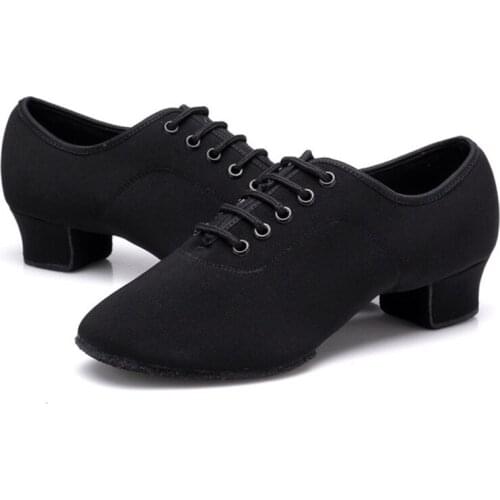 EU26-40 Low Heel Ballroom Napped Split sole Practice Dance Shoes Womens Oxford upper Modern Kids Teacher Standard
