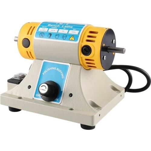 110V Jewelry Rock Polishing Buffer Grinder Machine Bench Lathe Polisher 350W