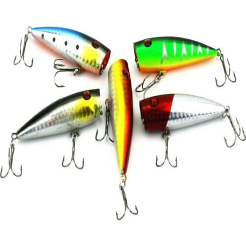 5pcs/set Fishing Topwater Floating Lure Hooks Bait Artificial Tackle Carp Fishing Fishing Accessories товары для рыбалки рыбалка