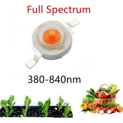 3W 10W 20W 30W 50W 100W led Grow chip Full Spectrum 380nm-840nm for Indoor Plant Growth