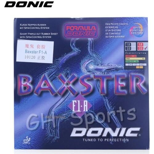 DONIC BAXSTER F1-A Pips-out Table Tennis Rubber Ping Pong Pimples Out With Sponge Tenis De Mesa