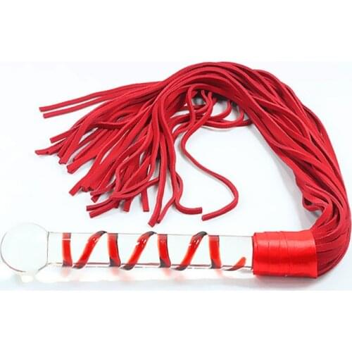 Hot Erotic Fetish Spanking BDSM Bondage Flogger Adult Babydoll Games glass Dildo whip Sex Couples SM Games Costumes for adults