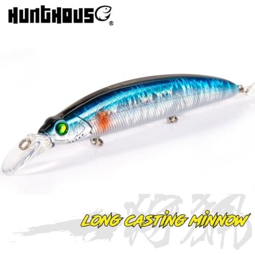HUNTHOUSE minnow hard fishing lure long casting 110mm 19g wobblers artificial bait good For fishing 8 colors Fishing bait