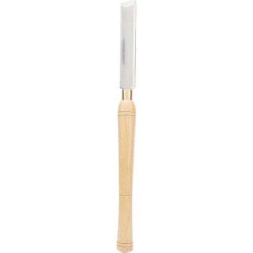 Wood Turning Tool HSS Blade Hardwood Handle Woodworking Lathe Chisel Extended Oblique 27.5mm