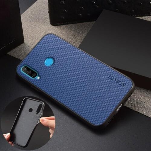 Leather Back Cover For Huawei Honor 9A 9S 9C 8S 8X 7A 7C 7S Soft Edge Nova 8 7 5 5i 5T 5Z Y8P Y8S Coque P30 P40 Lite E Case