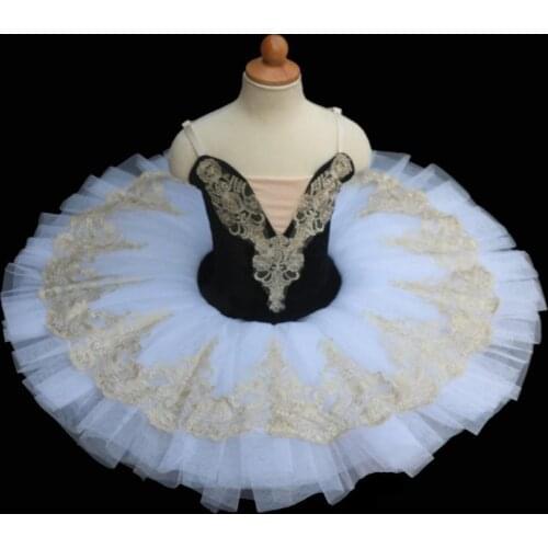New Black Ballet Dress For Girls Child Kids Adulto Ballet Tutu Professional Swan Lake Balet Dress Woman Ballerina Tutu Dance