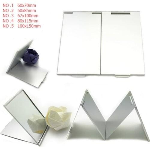 New Makeup Mirror Portable Round Folded Compact Pocket Hand Mirror Making Up