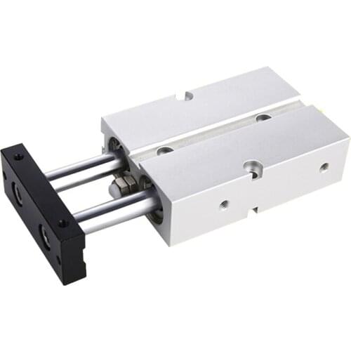 Aluminum Alloy TN10/16/20/25/32 Type Pneumatic Cylinder 10-150mm Stroke Air Cylinder Twin shaft cylinder