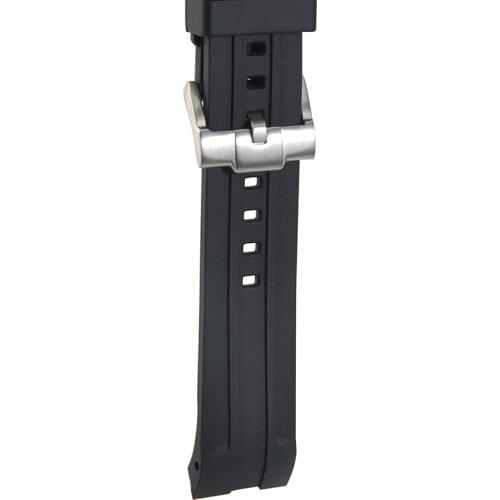 Fluororubber watchbands 21mm Fit for HydroConquest 41mm dial L3.642.4 rubber watch strap