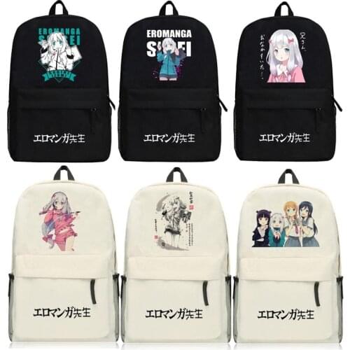 Anime New Eromanga Sensei Cosplay Backpack Cartoon Sagiri Izumi Bags Oxford Student School Bag Unisex