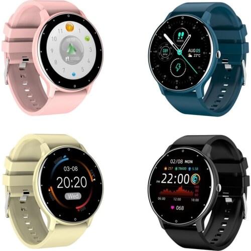 Smart Watch Men Women Full Touch Screen IP67 Waterproof Heart Rate Fitness Tracker Sports Smartwatch Long Battery Life