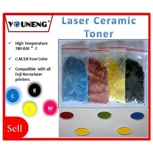 Compatible laser ceramic toner for xerox 6510 6500 215 color copier,ceramic toner powder CMYK 50g/color 200g