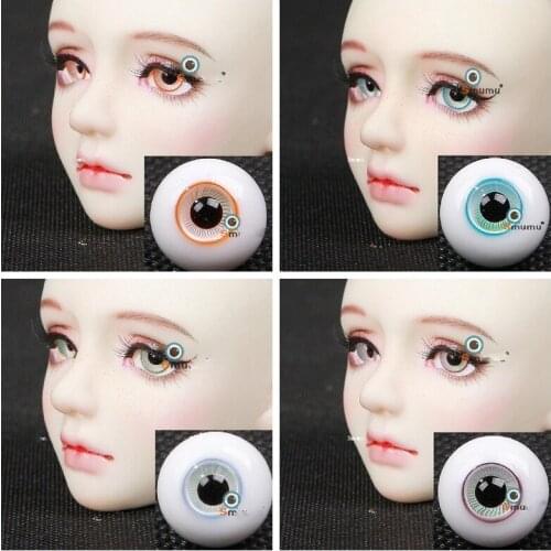 1/12 1/8 1/6 1/4 1/3 Scale BJD Make Up Accessories Doll 8mm-26mm Full Size Glass Eyeball For BJD/SD YOSD MSD SD13 SSDF C1004