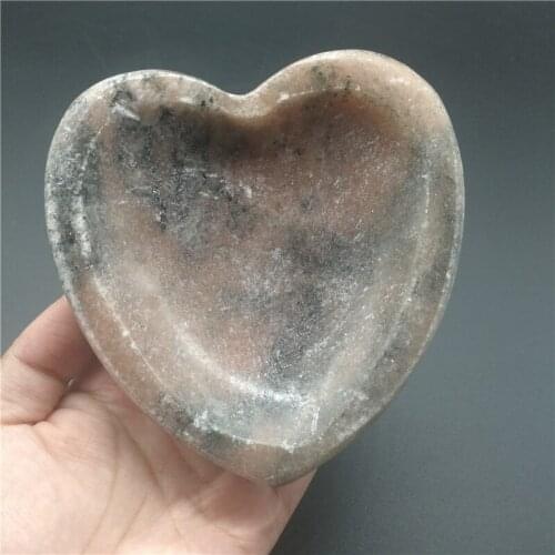 1.87 LB Natural Sun stone crystal ashtray ornaments