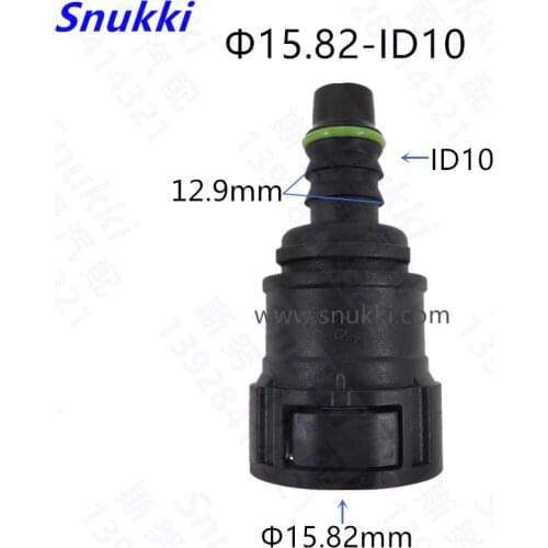 15.82mm ID10 180 degree female connector fuel line quick connector two pcs a lot