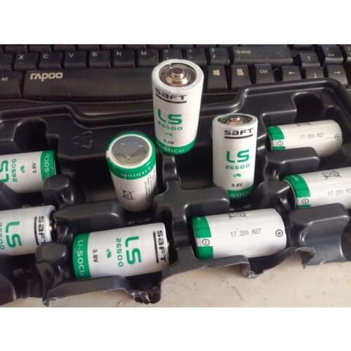 3PCS/LOT Brand New Original SAFT LS26500 Size C 3.6V 8000MAH Lithium 26500 Battery Non-rechargeable (LS26500) Batteries