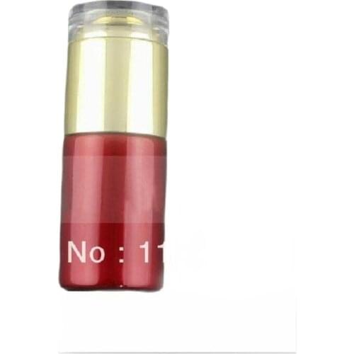 30ML red glass bottle with golden lid, lotion bottle for cosmetic packaging
