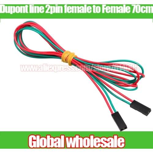 30pcs 2pin DuPont line cable 70cm female to female / 2P female - female breadboard line jumper for arduino