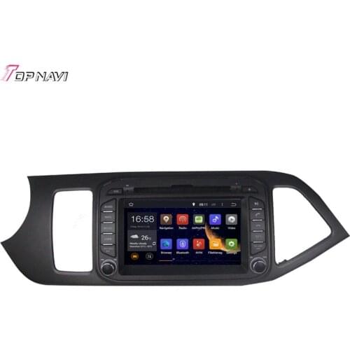 TOPNAVI 7'' Quad Core Android 6.0 Car DVD Play for KIA PICANTO MORNING 2011- Autoradio GPS Navigation Audio Stereo