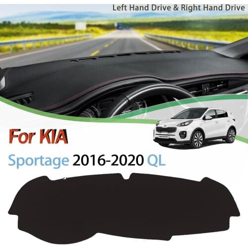 For KIA Sportage 2016-2020 QL 2017 2018 Anti-Slip Mat Dashboard Cover Pad Sunshade Dashmat Protect Carpet Anti-UV Accessories