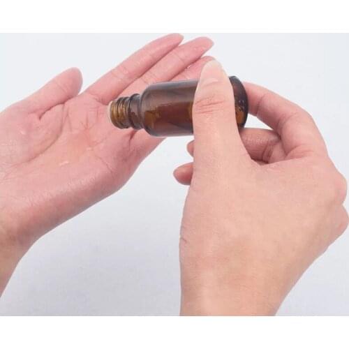 2PCS 5/10/15/20/30/50/100ml Empty Amber Brown Glass Euro Orifice Dropper Bottles Essential Oil Liquid Aromatherapy Pipette Vial