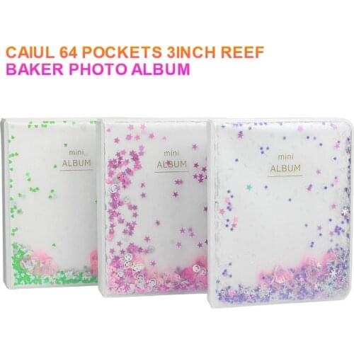64 Pockets Instant Photo Album Picture Case For Fujifilm Instax Mini8/9/7s/25S/50/70/90 3 Inch Mini Film Photo Album