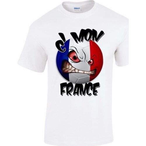 Come on France French MenS Footballer Legend Soccers Team 2019 Patriotic 2019 Summer MenS Street Style Printing on T Shirts