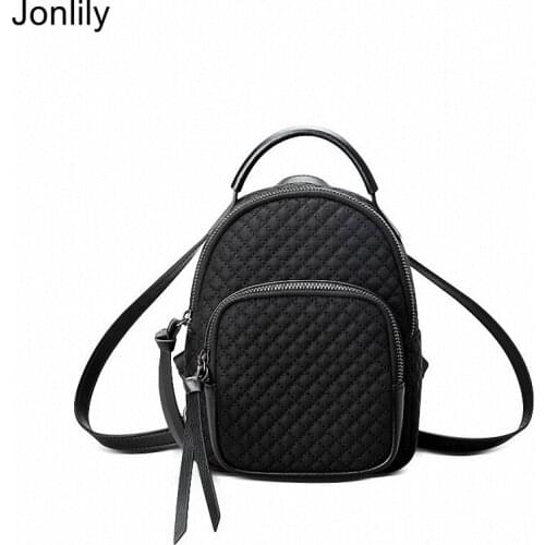 Jonlily Women Fashion Small nylon Backpack Female Elegant Daypack City Pack Teens Casual Purse -KG419