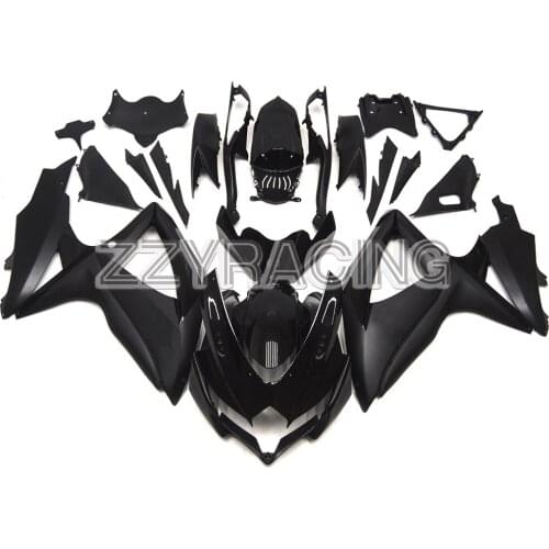 Motorcycle Fairings Kit for Suzuki GSXR600 K8 2008 2009 2010 GSXR750 K8 2008 2009 2010 ABS Plastic Body Work Pure Black Covers