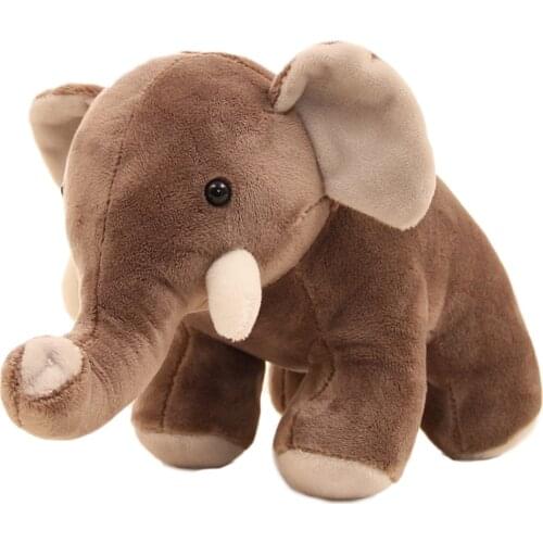 25cm Cute Plush Toy Elephant Doll Doll Stuffed Animal Toy Pillow Child Birthday Gift Plush Toy
