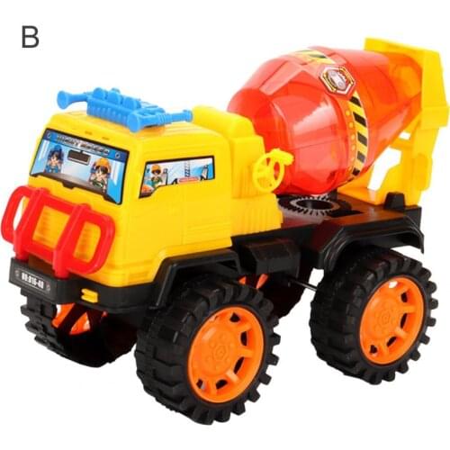 Digger Model Educational Colorful Slip-proof Kids Inertial Excavator Toy for Gift