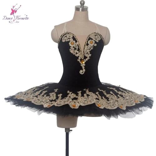 New Elegant Black Classical Pancake Ballet Tutu,Women/Girl Ballerina Professional Dance Costume in Stage Performance/Competition