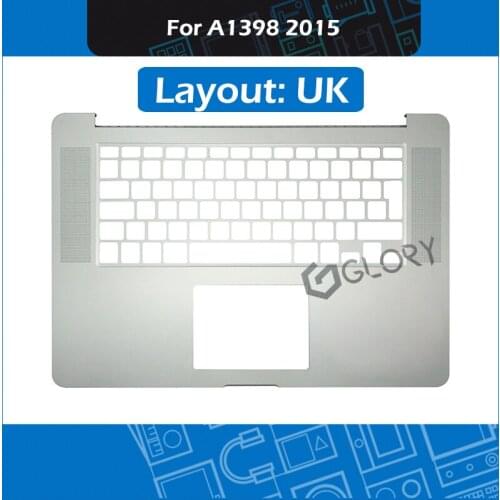 New Laptop A1398 Top case UK Layout for Macbook Pro Retina 15" Mid 2015 Topcase Palmrest Replacement MJLQ2 MJLT2
