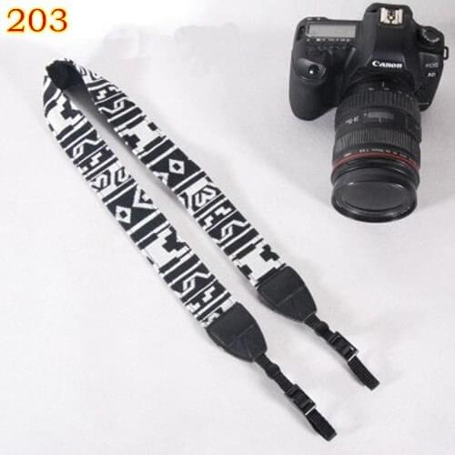 BON CREATION Nice Hippie Durable Cotton Camera Strap Vintage Shoulder Neck Strap for Canon Sony Nikon Pentax Fuji Panasonic
