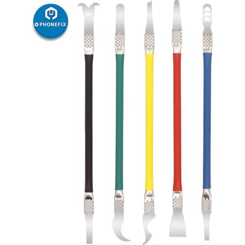 5 in 1 IC Chip Repair Thin Blade BGA Maintenance Knife Remove Glue CPU NAND Remover Disassemble Phone PC Rework Processor Tools