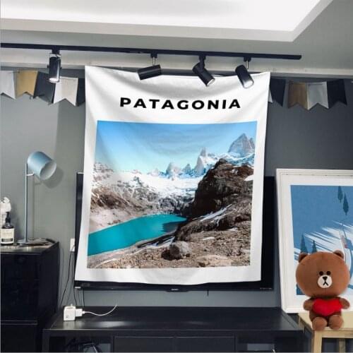 Snow Mountain View Wall Hanging Tapestries Penguin Wall Rugs Dorm House Room Decor Blanket 230*150/200*150/150*130