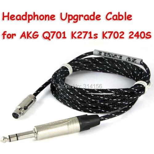 ZY Fanmusic Headphone Upgrade Cable for Q701 K271s K702 240S,PAILICCS CABLE,6N OCC,Single crystal copper version
