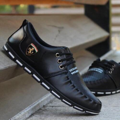 2019 Spring Autumn Men Casual Shoes Slip On Mesh Breathable Men Driving Shoes Comfortable Soft Mens Loafers Shoes Casual Leather