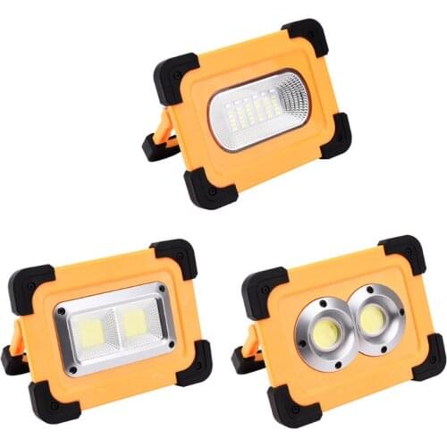 Waterproof Camping Emergency Flood Lamp USB Rechargeable Flashlight Solar COB LED Work Light