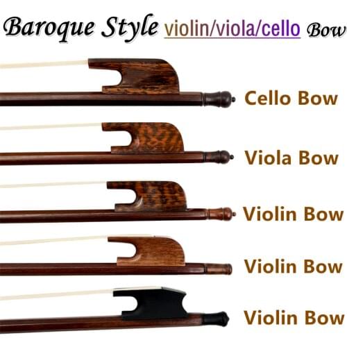 10pcs Top quality baroque style blackwood 4/4 violin bows #7222