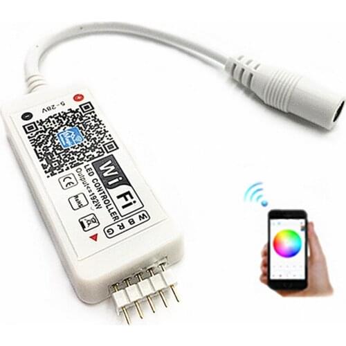 Wifi LED RGB RGBW Controler DC12V MIni Wifi RGB LED Controller for RGB LED Strip