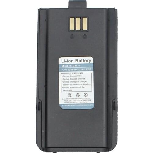 100% Original Baofeng 7.4V 2200mAh Li-ion Battery For Baofeng DM-1801 Walkie Talkie DM1801 Radio