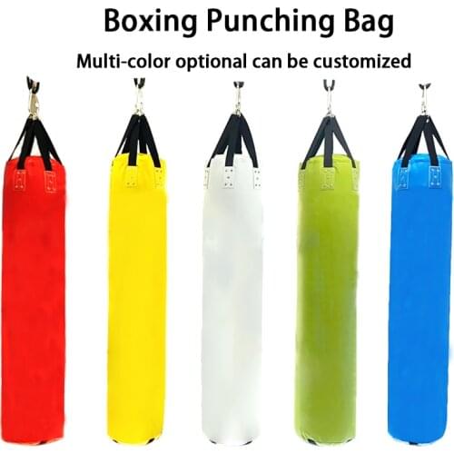 160cm 180cm MMA Boxing Muay Thai Taekwondo Sandbag Empty Boxing Bag Kick Boxing Customizable Taekwondo Equipment Punching Bag