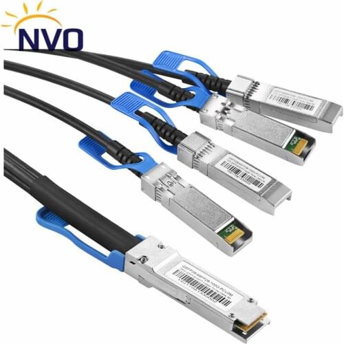 2pcs/Lot, 100G QSFP28-4*25G SFP28 DAC Passive Direct Copper,100G QSFP28 to 4*25SFP28 5M 26AWG Copper Direct Attach Twinax Cable