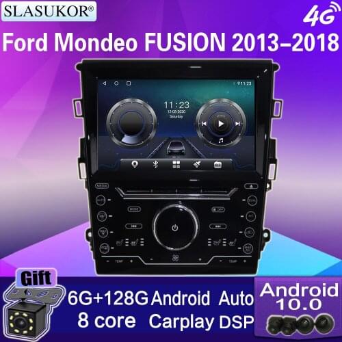 9“ For Ford FUSION Mondeo 2013-2018 Car Radio Stereo Receiver Audio For Cars Android 10 Auto Carplay Multimedia Navigator BT