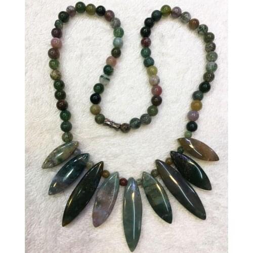 Free Shipping Fashion Jewelry Carnelian Beads Necklace 17" FG8873