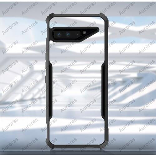 Auroras For ASUS Rog Phone 3 Case Anti-fall Airbag Case Shockproof Clear With Soft Frame Cover For Asus ROG 3 Case