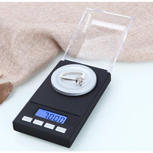 50g/0.001g Mini Digital LCD Electronic Gram Jewellery Gold Weighing Pocket Scale 203C