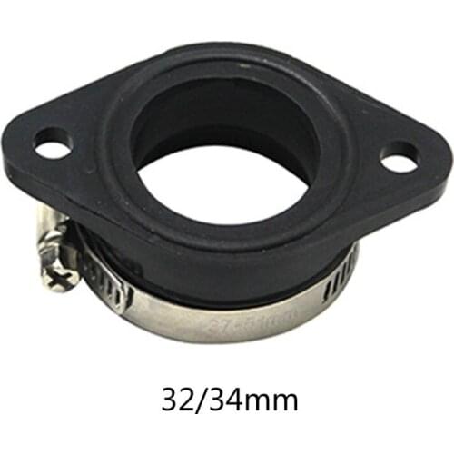 Motorcycle Carburetor Adapter Inlet Intake Pipe Rubber Mat Fit on PWK 28/30mm